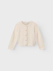 NAME IT Kardigan 13223044 Écru Regular Fit. Swetry dla dziewczynek Name it, bez wzorów, z syntetyku, bez kołnierzyka, bez ramiączek, bez kaptura. Za 69.99 zł.