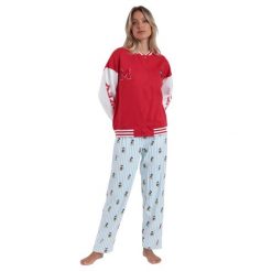Ciepła kurtka damska Disney Mickey New York. Czerwone kurtki damskie Disney, l, bez wzorów, z bawełny, bez kaptura. Za 215.75 zł.