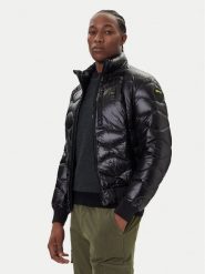 Blauer Kurtka puchowa 25WBLUC03075 Czarny Regular Fit. Czarne kurtki męskie Blauer, l, bez wzorów, z puchu, bez kaptura. Za 1,419.00 zł.