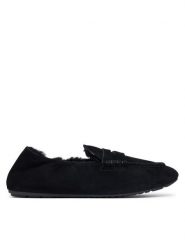EMU Australia Kapcie Kirra Nest W13393 Czarny. Czarne kapcie damskie Emu Australia, bez wzorów, ze skóry. Za 474.99 zł.