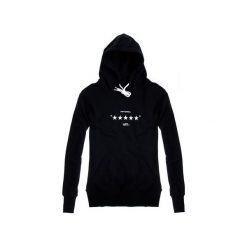 Bluza Hoodie Classic Unfvckinreal Black. Czarne bluzy męskie Harp team, z nadrukiem, z bawełny. Za 229.00 zł.