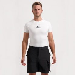 Spodenki rowerowe męskie Rogelli Buccino II. Czarne szorty męskie Rogelli, m, bez wzorów, z dzianiny, wakacyjne. Za 316.99 zł.