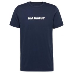 T-Shirt Mammut Mammut Core T-Shirt Men Logo Dorośli. Niebieskie t-shirty męskie Mammut, l, bez wzorów, z bawełny, klasyczne, bez kołnierzyka. Za 193.40 zł.