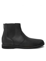 Timberland Sztyblety Woodhull TB0A413H0011 Czarny. Czarne botki męskie Timberland, bez wzorów, ze skóry, bez zapięcia. Za 449.99 zł.