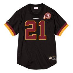 Koszulka Nfl Washington Redskins Sean Taylor. Czarne koszulki sportowe męskie Mitchell & Ness, bez wzorów, bez kołnierzyka, bez ramiączek, do piłki nożnej. Za 477.50 zł.