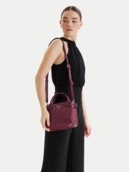 Guess Torebka Paisleigh HWQG98 83050 Bordowy. Czerwone torebki do ręki damskie Guess, z aplikacjami, ze skóry, bez dodatków. Za 589.99 zł.