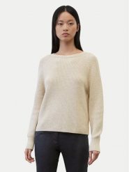 Marc O'Polo Sweter B01 6059 60109 Beżowy Loose Fit. Brązowe swetry damskie Marc O'Polo, xl, bez wzorów, z bawełny, bez kołnierzyka, bez ramiączek, bez kaptura. Za 579.99 zł.