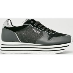Trussardi Jeans - Buty. Szare obuwie sportowe damskie TRUSSARDI JEANS, z jeansu. W wyprzedaży za 439.90 zł.
