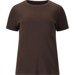 Koszulka damska Athlecia Lankae. Brązowe koszulki sportowe damskie Athlecia, bez wzorów, bez kołnierzyka, bez ramiączek. Za 124.00 zł.