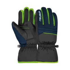Rękawice dziecięce REUSCH Alan Junior. Niebieskie rękawiczki dziecięce Reusch, bez wzorów. Za 109.00 zł.