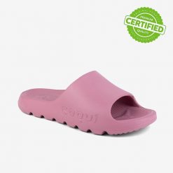 Damskie klapki Coqui Lou, lekkie Coqui Air, bezszwowe. Czerwone klapki damskie Coqui, bez wzorów, z materiału, bez obcasa. Za 121.99 zł.