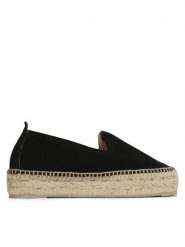 Manebi Espadryle Double Sole Espadrilles K 1.0 D0 Czarny. Czarne espadryle damskie Manebi, bez wzorów, ze skóry, bez obcasa, bez zapięcia. Za 309.99 zł.