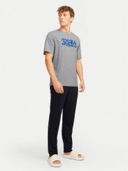 Jack & Jones Piżama Elton 12266998 Szary Standard Fit. Szare piżamy męskie Jack & Jones, m, bez wzorów, z bawełny, bez ramiączek. Za 99.99 zł.