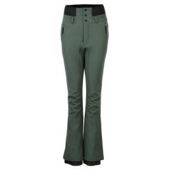 Spodnie narciarskie dla kobiet Peak Mountain Softshell. Zielone spodnie snowboardowe damskie Peak Mountain, na zimę, bez wzorów, z softshellu, sportowe, narciarskie. Za 556.80 zł.