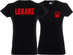 LPP - Promostars Koszulka ratownicza czarna damska FUNKCYJNA - nadruk FLUO. Czarne t-shirty damskie LPP - Promostars, bez wzorów, bez kołnierzyka. Za 87.99 zł.