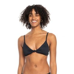 Góra od stroju kąpielowego ROXY Love The Surf Knot. Białe bikini damskie Roxy, xs, bez wzorów. Za 79.99 zł.