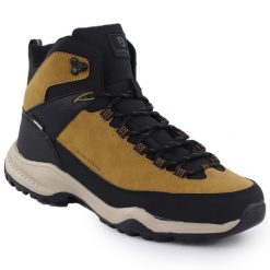 Buty sportowe trekkingowe wysokie nieocieplane camel McBraun 9457. Brązowe trekkingi męskie McBraun. Za 199.99 zł.