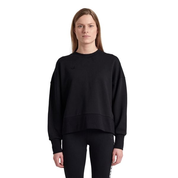 Bluza damska Arena Oversized Crew Neck. Czarne bluzy damskie Arena, s, bez wzorów, z bawełny, bez kaptura, do pływania. Za 269.99 zł.