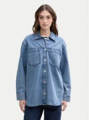 Tom Tailor Denim Kurtka jeansowa 1045967 Niebieski Regular Fit. Niebieskie kurtki damskie Tom Tailor Denim, m, bez wzorów, z bawełny, bez kaptura. Za 179.99 zł.