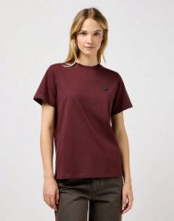 WRANGLER DAMSKA KOSZULKA REGULAR TEE DAHLIA 112356625 W7N4018506. T-shirty damskie Wrangler, xs, bez wzorów, bez kołnierzyka. Za 69.99 zł.