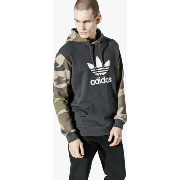 Adidas Bluza Camo Oth Hoody , czarny, rozmiar L. Czarne bluzy męskie Adidas, l, bez wzorów, z bawełny, z kapturem. W wyprzedaży za 199.99 zł.