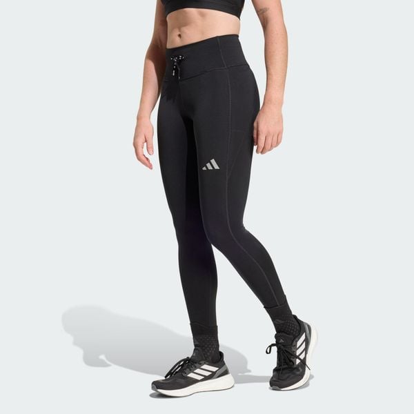 Legginsy Run Essentials Full Length. Białe bielizna termoaktywna damska Adidas, s, bez wzorów, z elastanu, do biegania, climacool (adidas). Za 219.00 zł.
