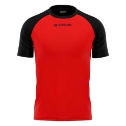 Męska Koszulka Capo. Czarne koszulki sportowe męskie Givova, m, bez wzorów, bez kołnierzyka, bez ramiączek, trekkingowe. Za 61.99 zł.