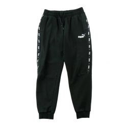 Second life - Spodnie dresowe Puma męskie do treningu - Stan bardzo dobry. Czarne spodnie sportowe męskie Puma, l, bez wzorów, z dresówki, do biegania. Za 76.64 zł.