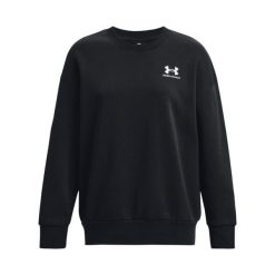 Bluza damska Under Armour Essential Flc OS Crew. Białe bluzy damskie Under Armour, bez wzorów, bez kaptura, do biegania. Za 276.50 zł.