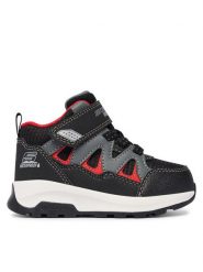 Skechers Sneakersy Drizzle Squad 406377N/BKRD Czarny. Czarne buty sportowe chłopięce Skechers, bez wzorów, ze skóry, bez zapięcia. Za 269.99 zł.