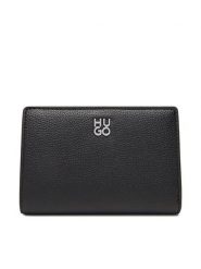 HUGO Portfel Chris 2.0 50547923 Czarny. Czarne portfele damskie Hugo, bez wzorów, ze skóry. Za 289.99 zł.