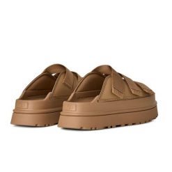 Ugg Australian W Goldenglow Slide Sandals Damskie. Brązowe sandały damskie UGG, bez wzorów, bez obcasa, bez zapięcia. Za 425.30 zł.