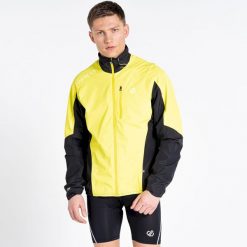 Męska Kurtka Przeciwdeszczowa Mediant II. Żółte kurtki męskie Dare 2b, m, bez wzorów, z materiału, bez kaptura. Za 500.99 zł.