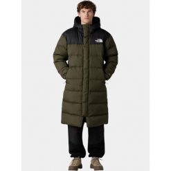 Płaszcz Zimowy Męski The North Face M Nuptse. Czarne kurtki męskie The North Face, na zimę, m, bez wzorów, z materiału, sportowe, bez kaptura. W wyprzedaży za 1,529.15 zł.