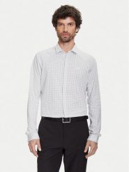 BOSS Koszula Excurse 50544843 Biały Regular Fit. Białe koszule męskie Boss, m, bez wzorów, z bawełny, bez kołnierzyka, bez ramiączek. Za 439.99 zł.