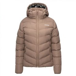 Kurtka pikowana damska zimowa Hi-Tec Lady Varmi - beżowa, Rozmiar XL. Brązowe kurtki damskie Hi-tec, na zimę, m, bez wzorów, z materiału, bez kaptura. Za 249.99 zł.