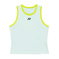 Koszulka treningowa damska Yonex CT168526IB. Niebieskie koszulki sportowe damskie YONEX, l, bez wzorów, bez kołnierzyka, bez ramiączek, tenisowe. Za 372.00 zł.