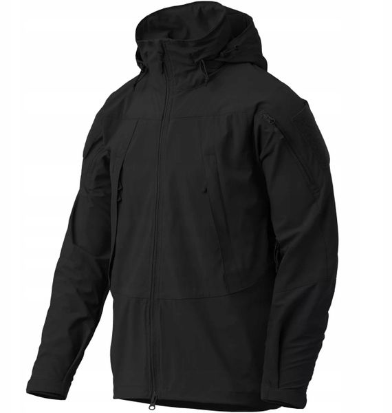 Kurtka męska Berg Outdoor Helikon-Tex Trooper Jacket MK2 StormStretch - black (573713). Czarne kurtki męskie BERG OUTDOOR, m, bez wzorów, bez kaptura. Za 379.38 zł.