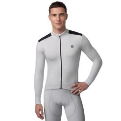 Męska termoaktywna koszulka rowerowa Kolarstwo Siroko SRX M4 Poggio. Szare koszulki sportowe męskie SIROKO, na jesień, m, bez wzorów, z elastanu, bez kołnierzyka, bez ramiączek, rowerowe. Za 308.00 zł.