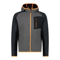 Bluza męska turystyczna CMP 34M2727. Szare bluzy męskie CMP, m, bez wzorów, bez kaptura. W wyprzedaży za 469.50 zł.