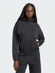 Adidas Bluza 164580 Czarny Regular Fit. Czarne bluzy damskie Adidas, s, bez wzorów, bez kaptura. Za 478.99 zł.