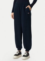 Tommy Jeans Spodnie dresowe Badge DW0DW23536 Granatowy Regular Fit. Niebieskie jeansy damskie Tommy Jeans. Za 329.99 zł.