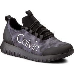 Sneakersy CALVIN KLEIN JEANS - Reika R0616 Grey/Black. Szare półbuty damskie Calvin Klein Jeans, bez wzorów, z jeansu, bez obcasa, na płaskiej podeszwie, bez zapięcia. W wyprzedaży za 309.00 zł.