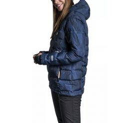 Kurtka narciarska damska Fundango Everett Padded. Niebieskie kurtki snowboardowe damskie Fundango, m, bez wzorów, z poliesteru, krótkie, bez kaptura, narciarskie. Za 399.00 zł.