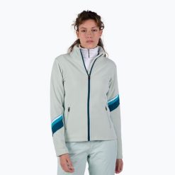 Bluza damska Rossignol Strawpile Fleece Fz. Niebieskie bluzy sportowe damskie Rossignol, bez wzorów, bez kaptura, narciarskie. Za 289.99 zł.