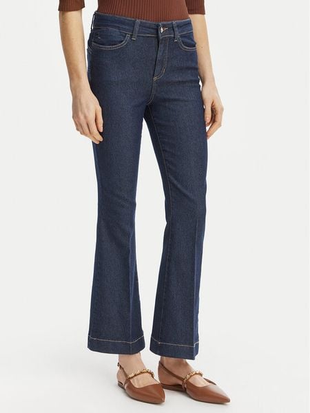 Rinascimento Jeansy CFC0127957003 Granatowy Bootcut Fit. Niebieskie jeansy damskie Rinascimento. Za 255.99 zł.
