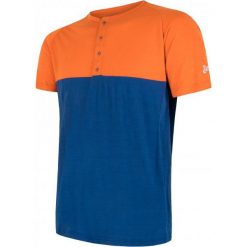 Sensor T-Shirt Męski Z Guzikami Merino Air Pt Pomarańczowo-Niebieski M. T-shirty męskie marki Sensor. W wyprzedaży za 175.00 zł.