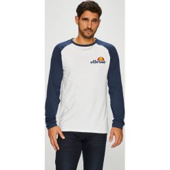 Ellesse - Longsleeve. Szare bluzki z długim rękawem męskie Ellesse, z nadrukiem, z dzianiny, z okrągłym kołnierzem. W wyprzedaży za 139.90 zł.