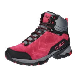 Buty trekkingowe damskie CMP Melnick Mid. Czerwone trekkingi damskie CMP, za kostkę, outdoorowe. Za 599.99 zł.