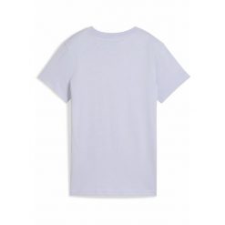 Damska koszulka z logo ESS No. 1 PUMA Cool Weather Blue. Niebieskie koszulki sportowe damskie Puma, xs, bez wzorów, sportowe, bez kołnierzyka. W wyprzedaży za 64.00 zł.